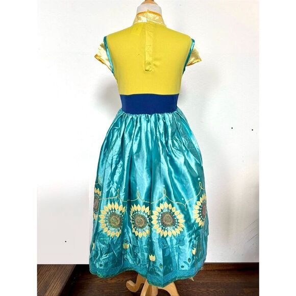 Disney Store Girls 7-10 Anna Dress from Frozen Fever - Picture 7 of 8